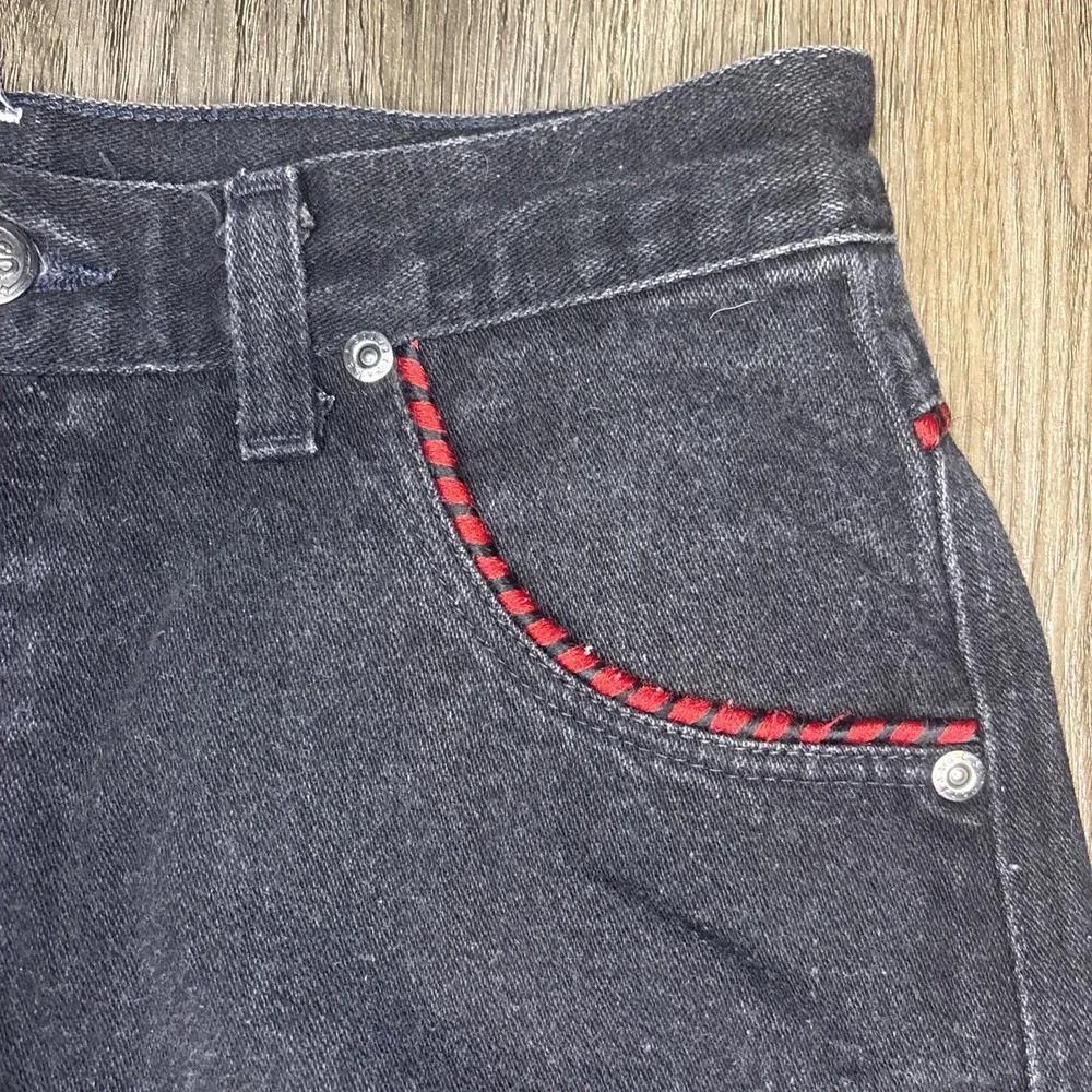 Vtg Wrangler SilverLake Jeans Women 11 (28x31) Black Bareback Western Cowgirl US